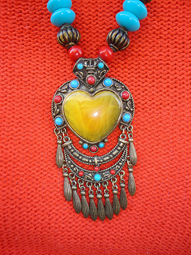 tribal inspired necklace