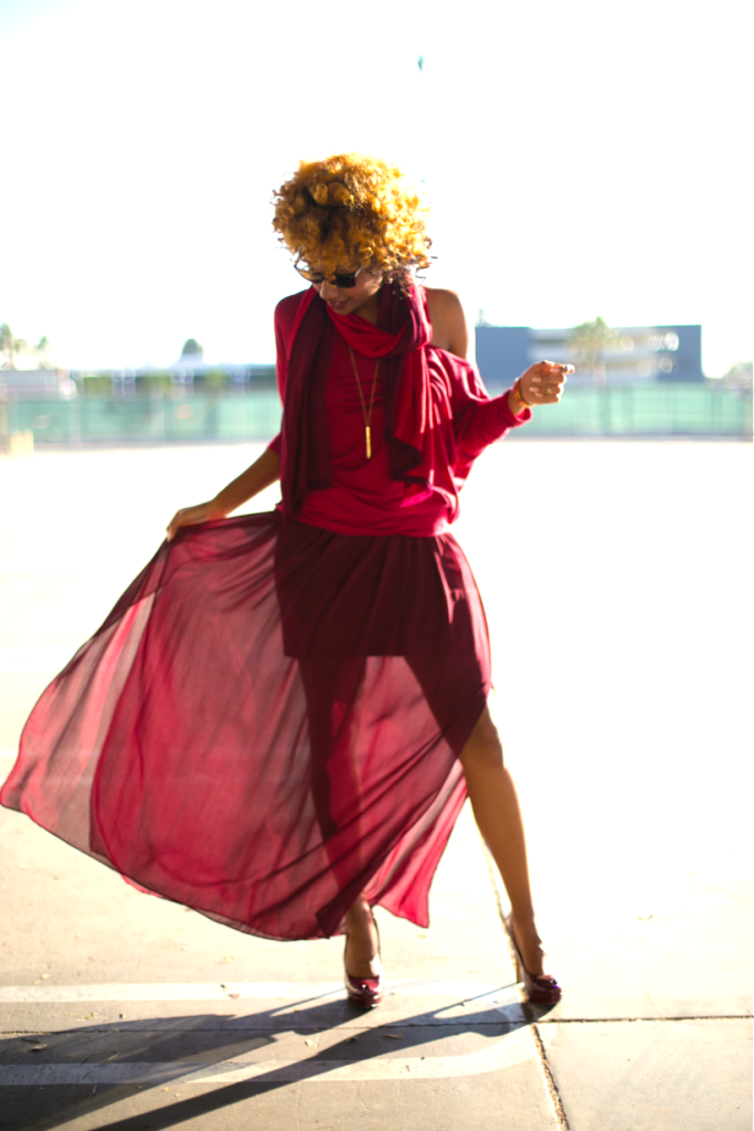 Monochrome, all red outfit, maxi skirt, fall fashion, spring fashion, summer fashion, style, sexy