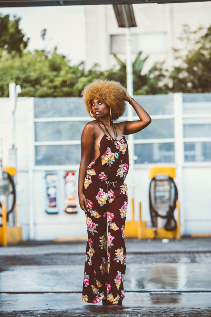 LIVECLOTHESMINDED, CLOTHESMINDED, 1970S, FLARES, JUMPSUIT, FUNK, FUNKY, AFRO, AFROCENTRIC, FLYY, FLYNNSKYE, FALL FASHION, NATURAL HAIR.