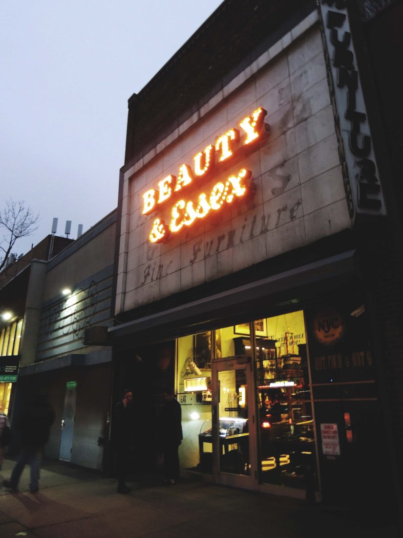 Beauty & Essex Restaurant in New York