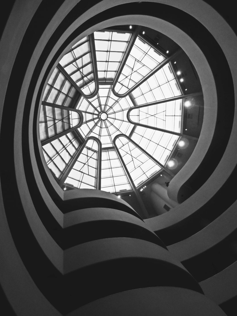 Guggenheim Museum-lcm-new york-nyc-black and white photography