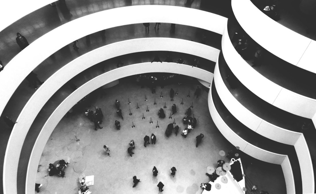 Guggenheim Museum-New York-black and white photography-nyc