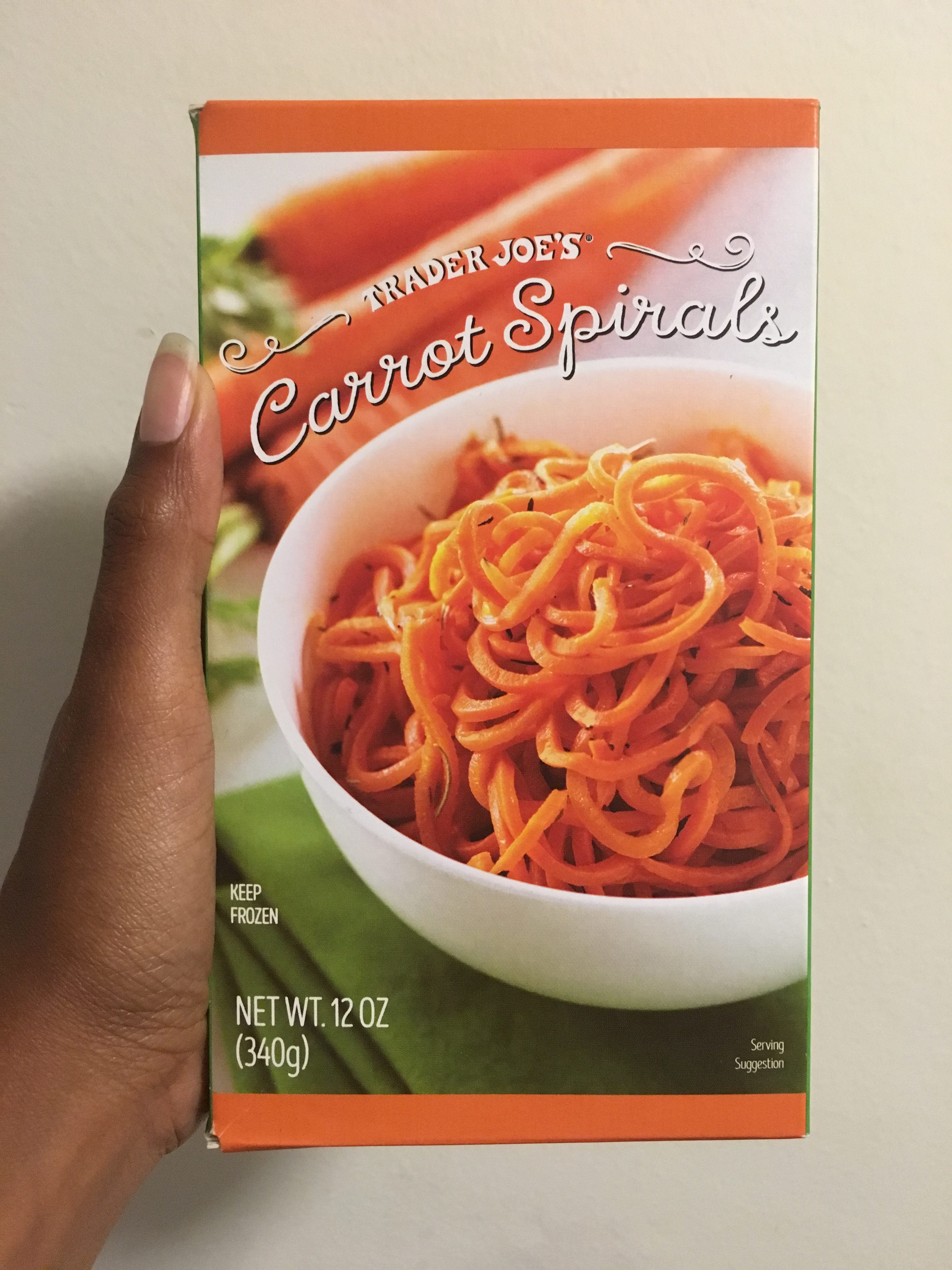 Whole 30 Approved Trader Joe's Carrot Spirals