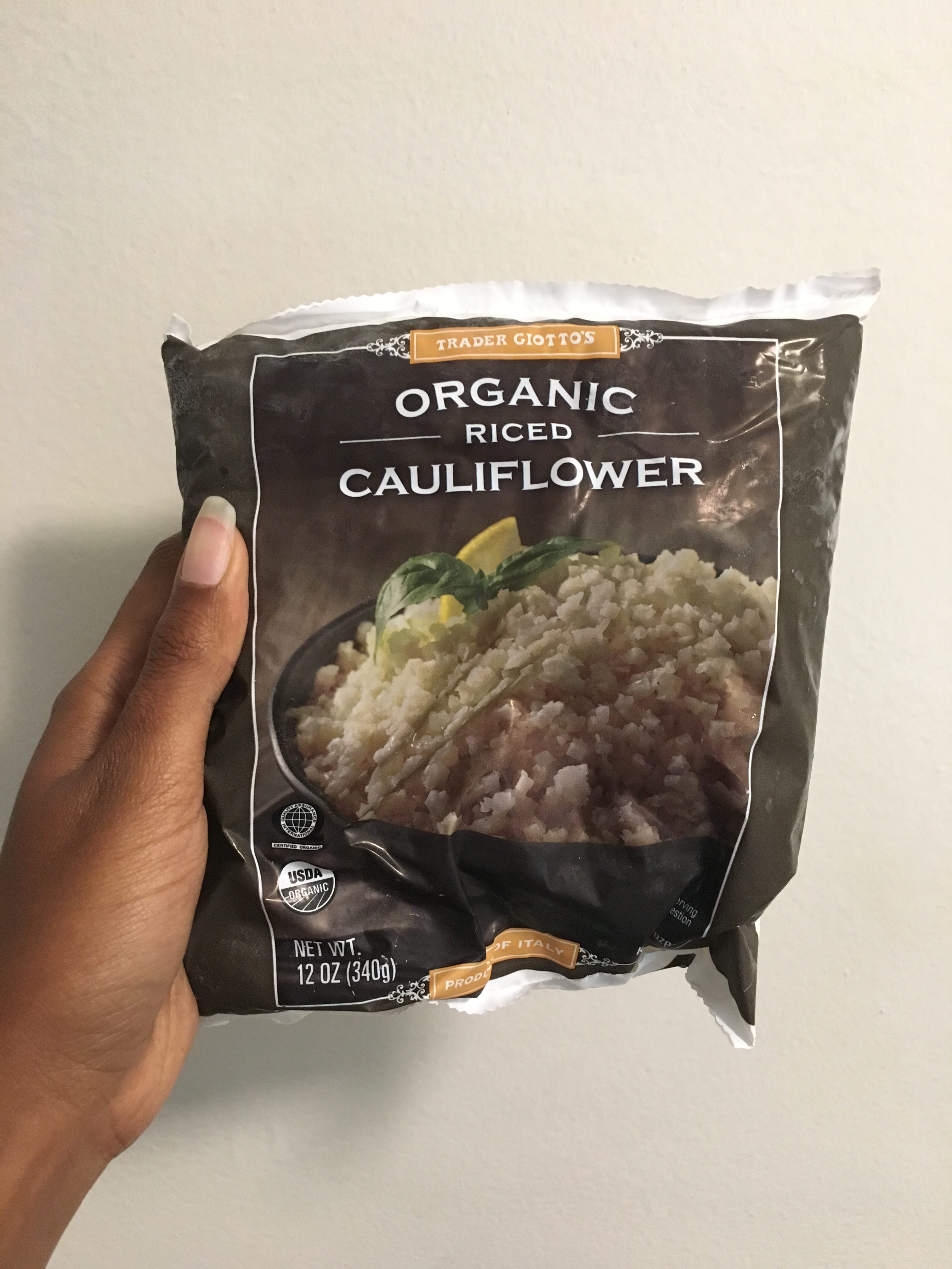 Trader Joes Frozen Riced Cauliflower