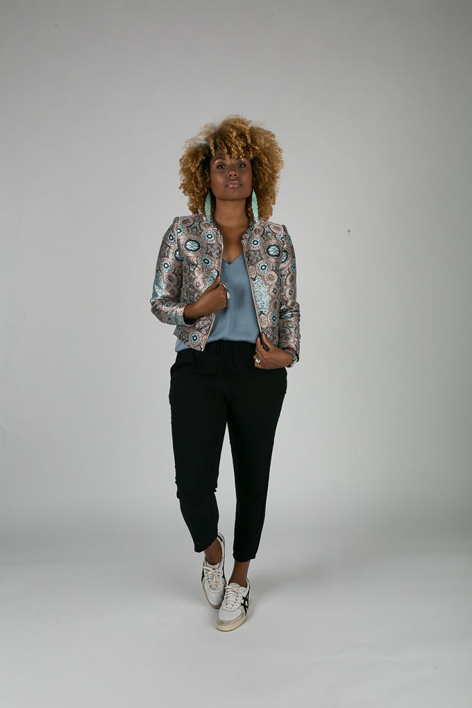 RSEE-LCM-Liveclothesminded-xmmtt-longbeach-7055-bomber jacket-what to wear to work-work outfit-natural hair- curls
