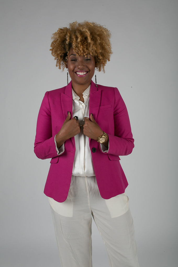 RSEE-LCM-Liveclothesminded-xmmtt-longbeach-7226-blazer-pink blazer-statement blazer-what to wear to work-outfit idea for work-natural hair-blonde curls