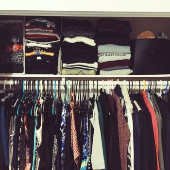 hanging clothes-closet tips-diy-closet organizing-wear who you are