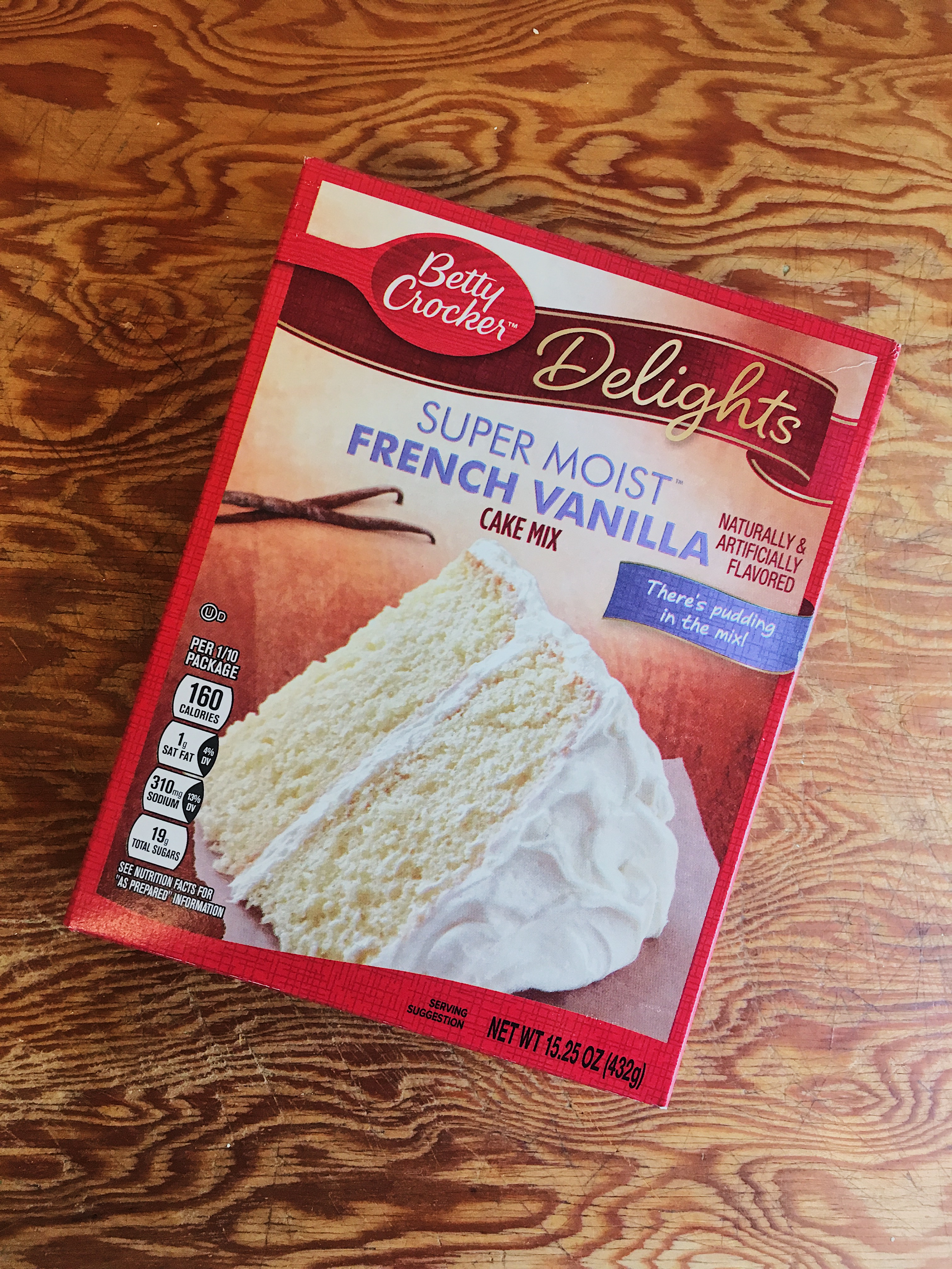 betty crocker french vanilla cake mix