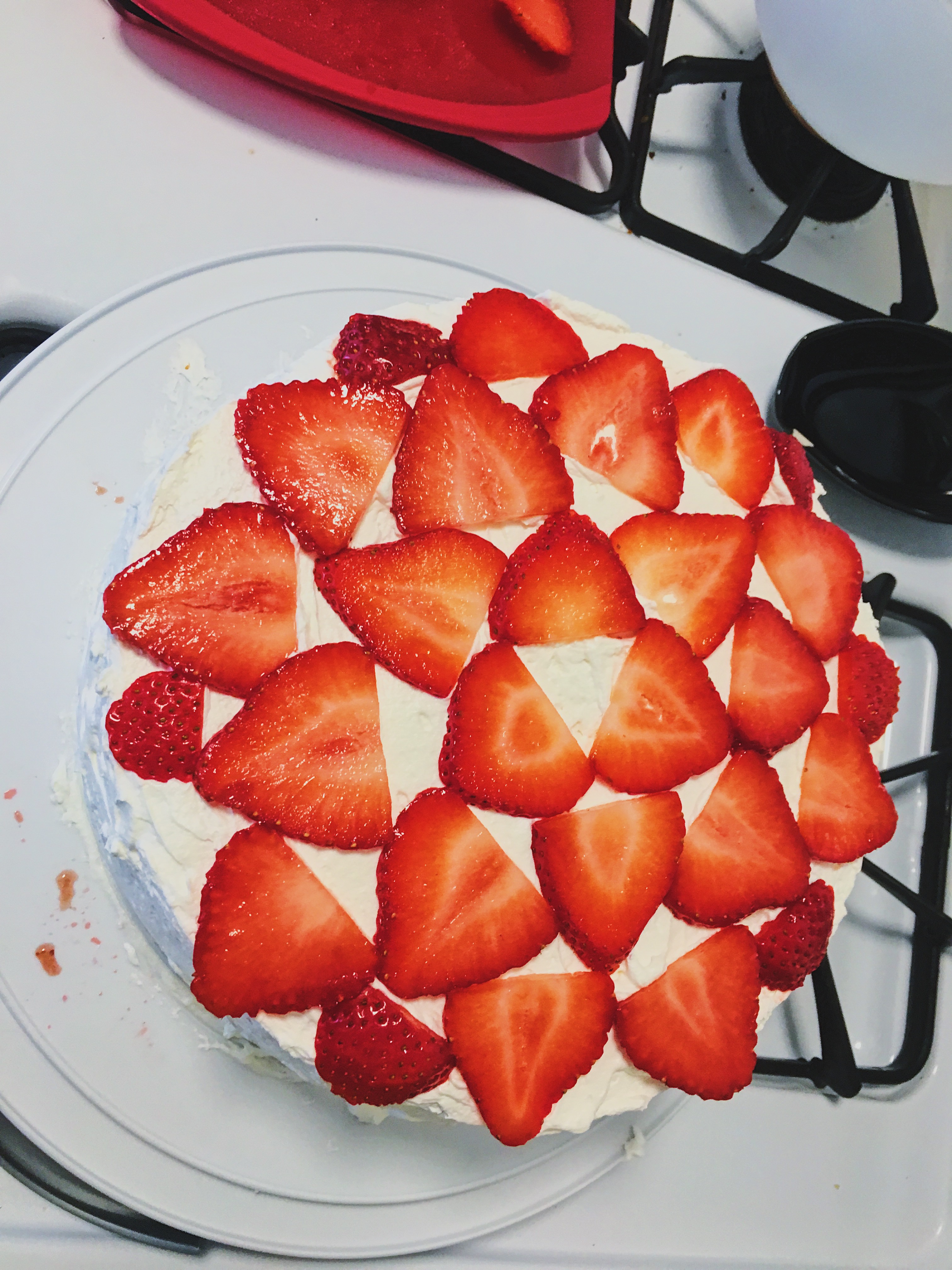 strawberries on top