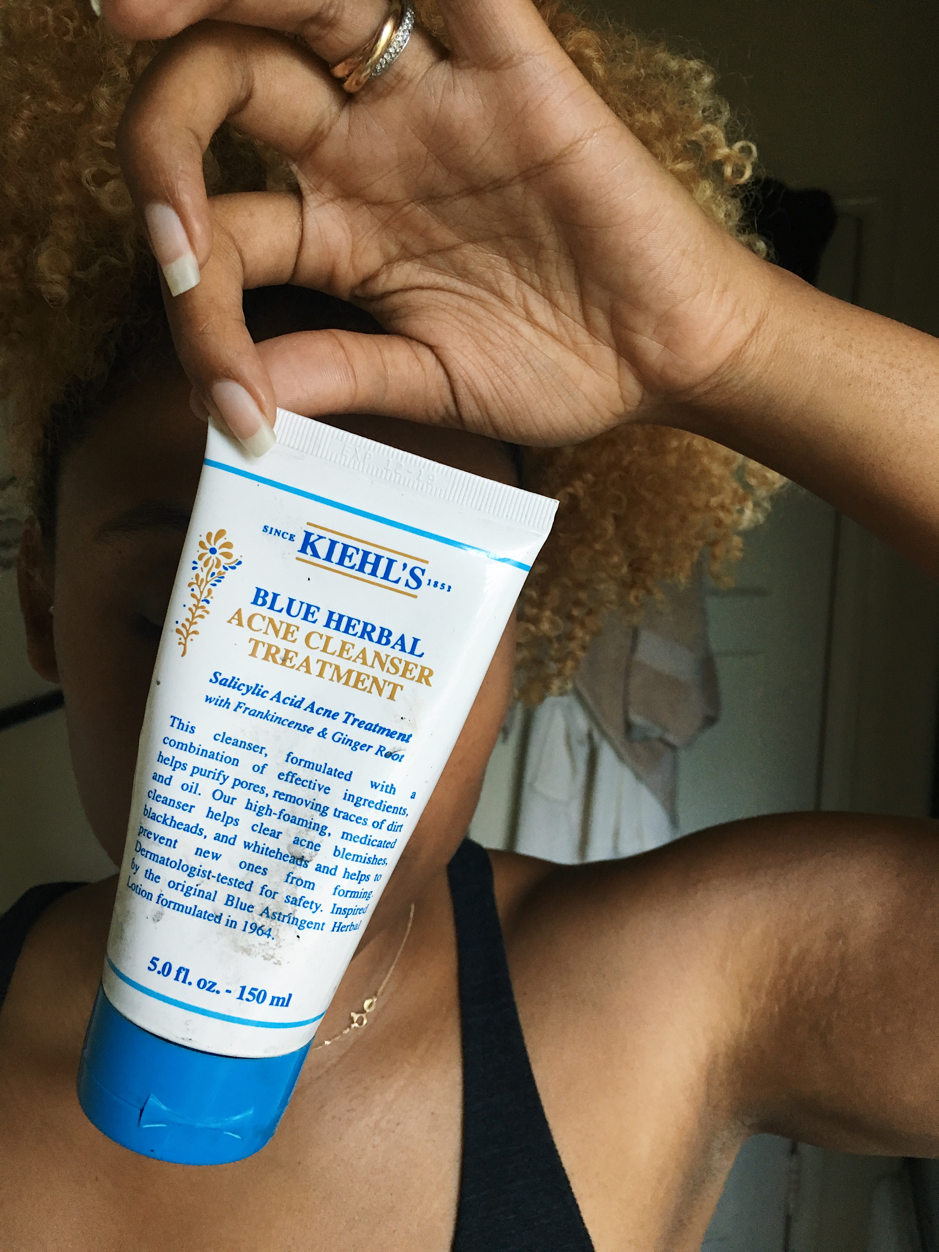 Blue Herbal Acne Cleanser Treatment-kiehl's best products