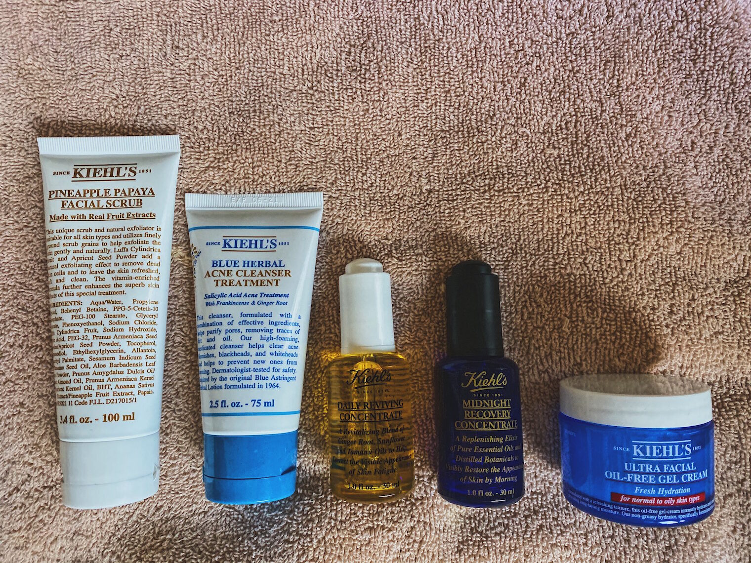 kiehls-best products for combination skin