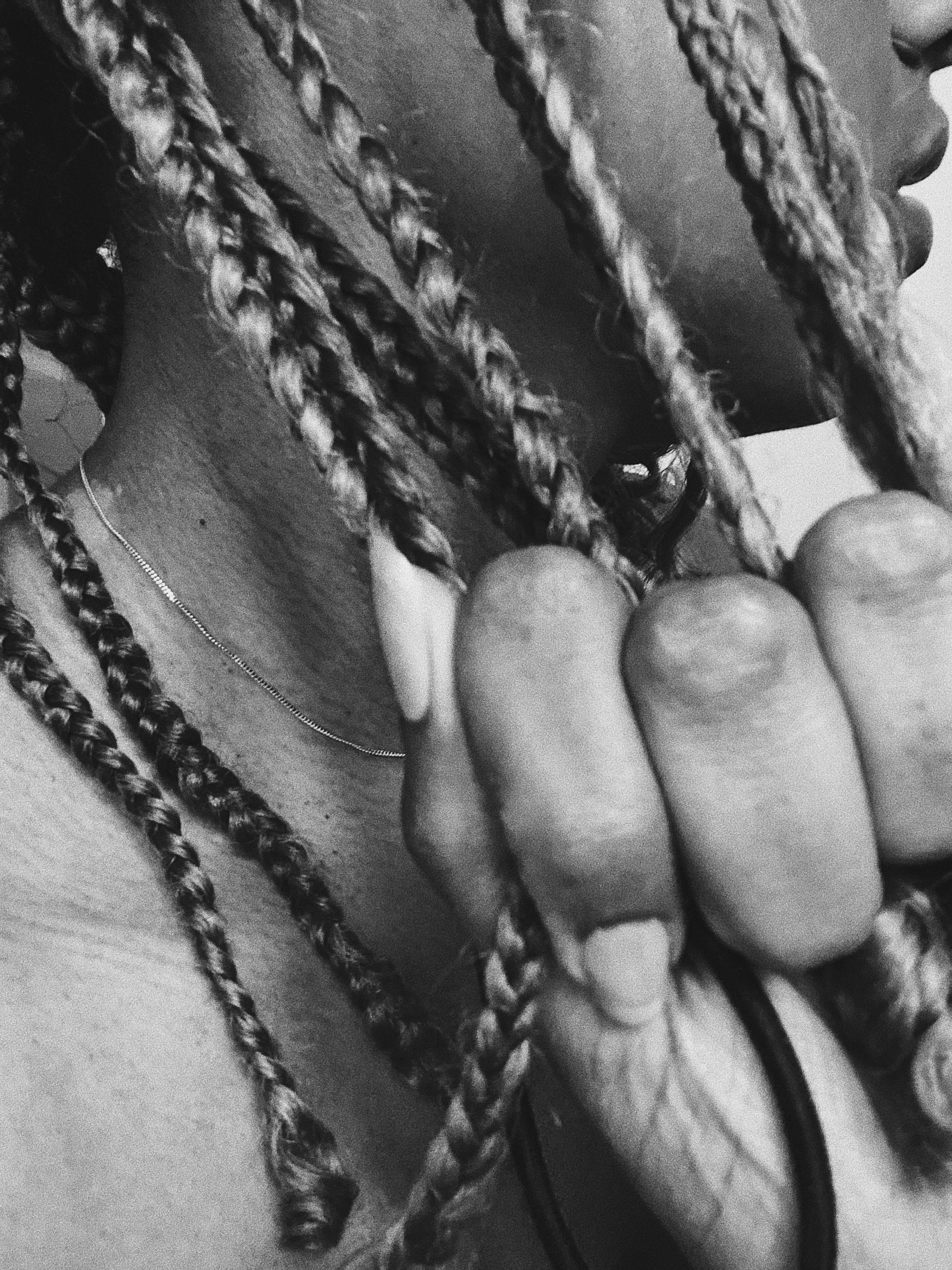black and white photo-braids-natural hair-lcm-wear who you are-medussa