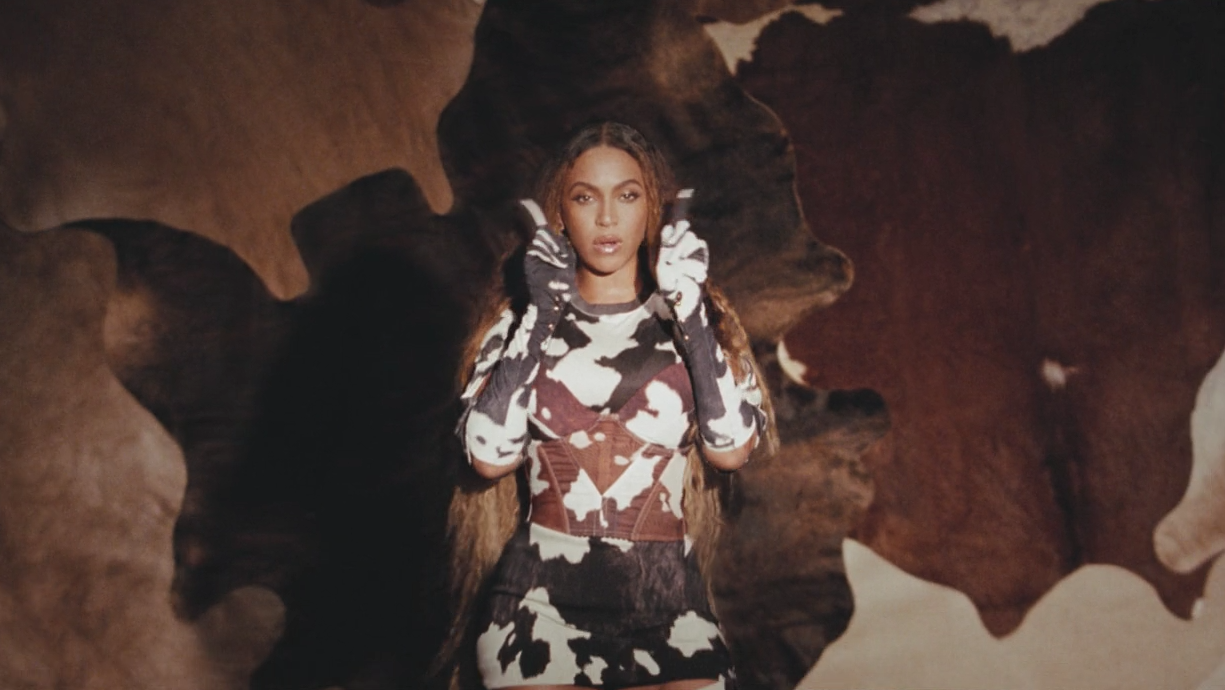 black-is-king-already-beyonce-cow-print-outfit-1