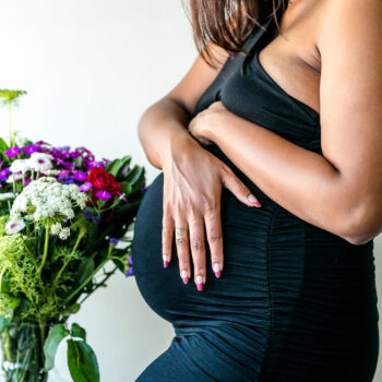 maternity shoot-33 weeks pregnant-pink blush dress-maternity dress-flowers-rsee-liveclothesminded