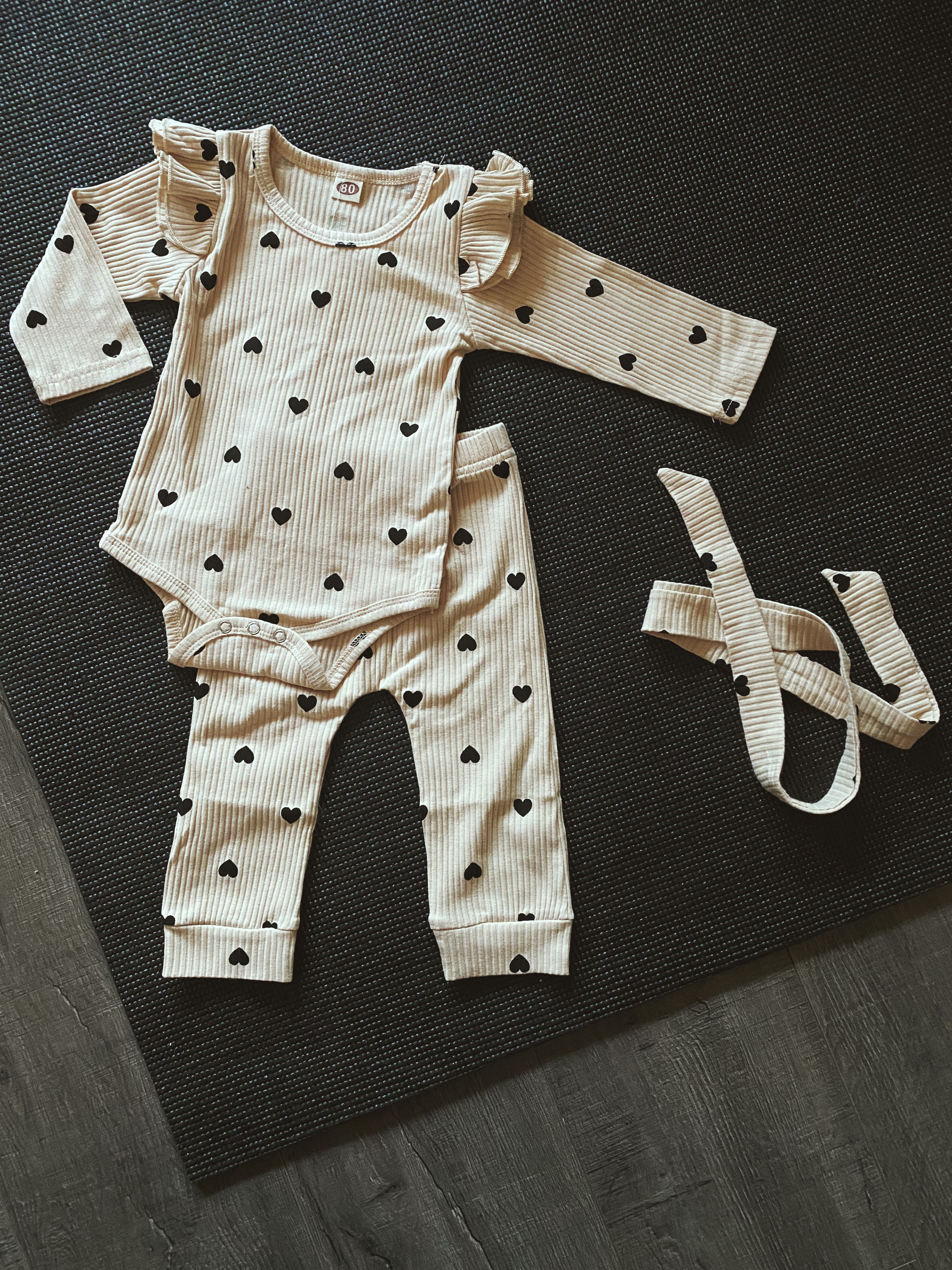 valentines day outfit for baby-hearts-amazon
